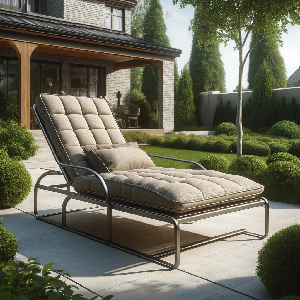 Sonnenliege für große Menschen