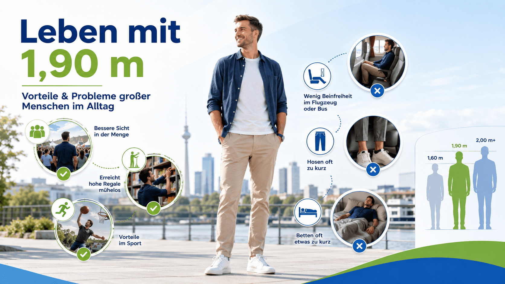 Leben mit 190cm als Mann
