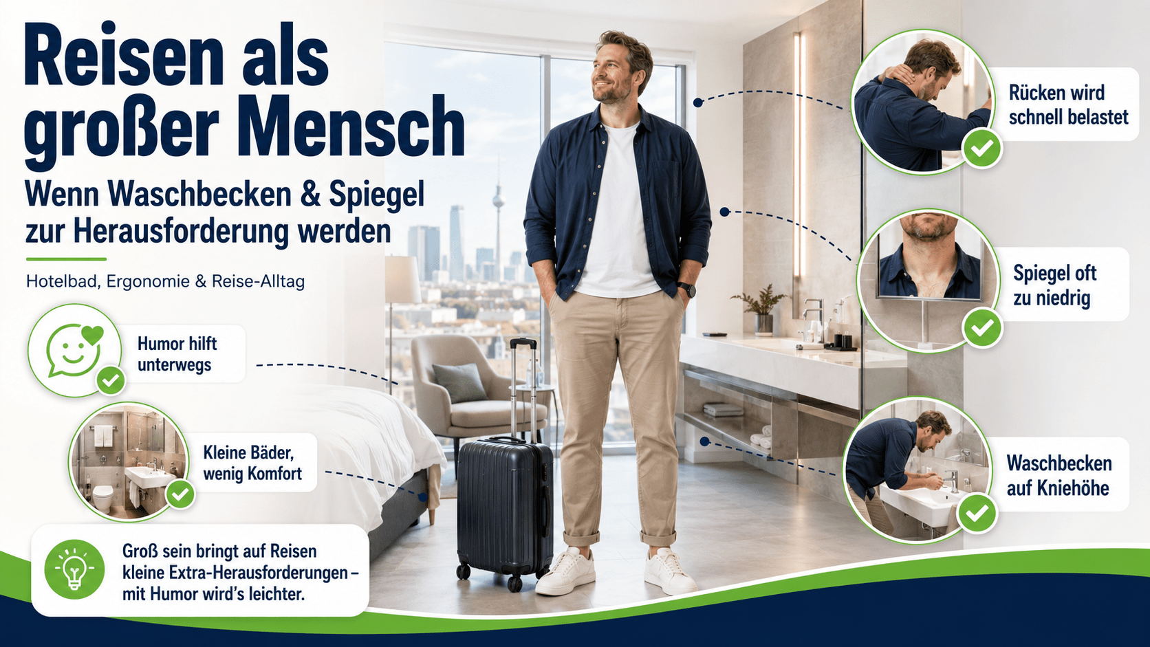 Reisen als großer Mensch