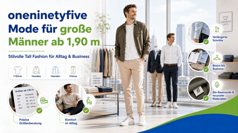 oneninetyfive Mode für große Männer