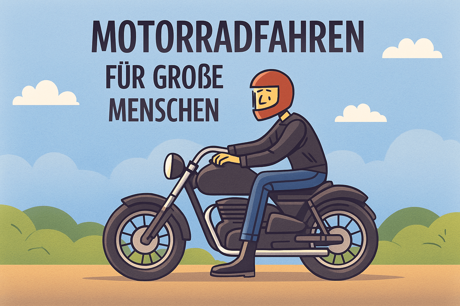 Motorrad für große Menschen