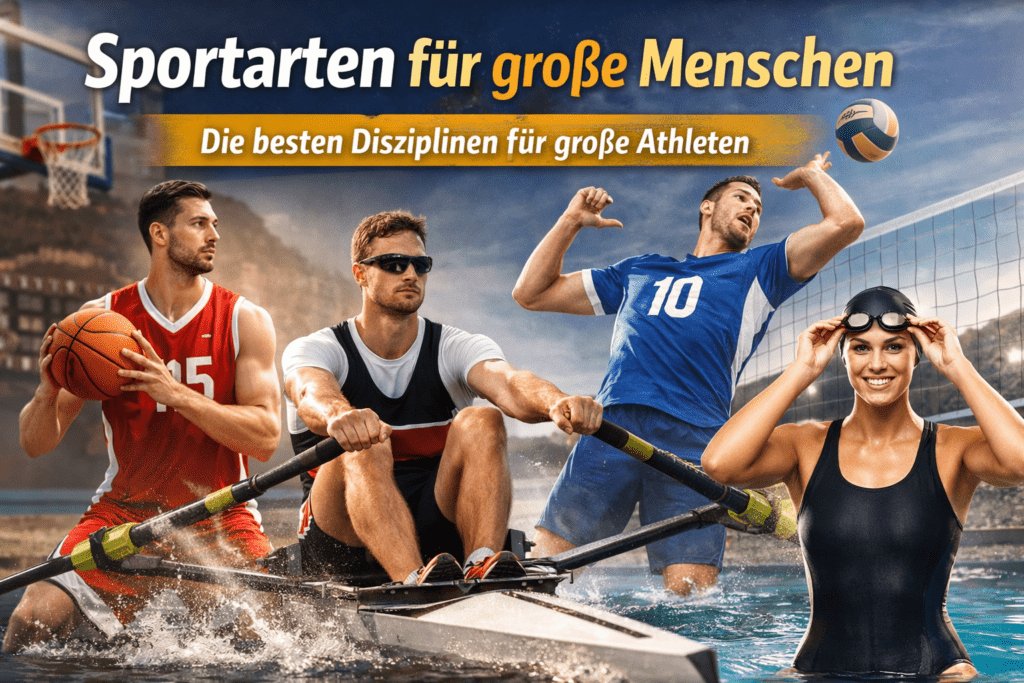 Sportarten für grosse Menschen